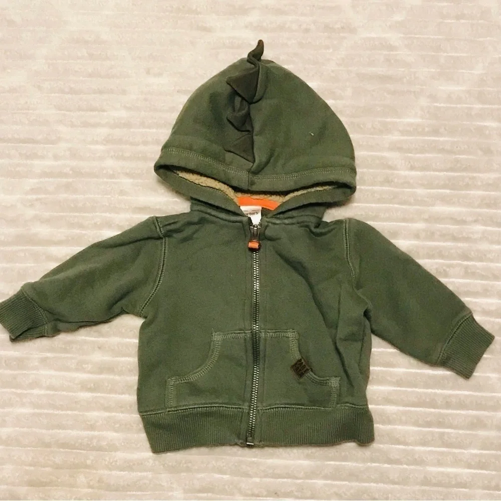 Lot Baby Boys Hoodies Puffer vest Jackets Size 0-3 months 3 Month carters bundle